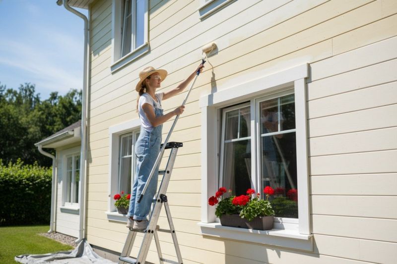 Exterior Staircase Painting in Fort Collins, CO