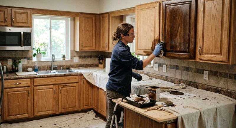 Cabinet Staining Service in Terre Haute, IN