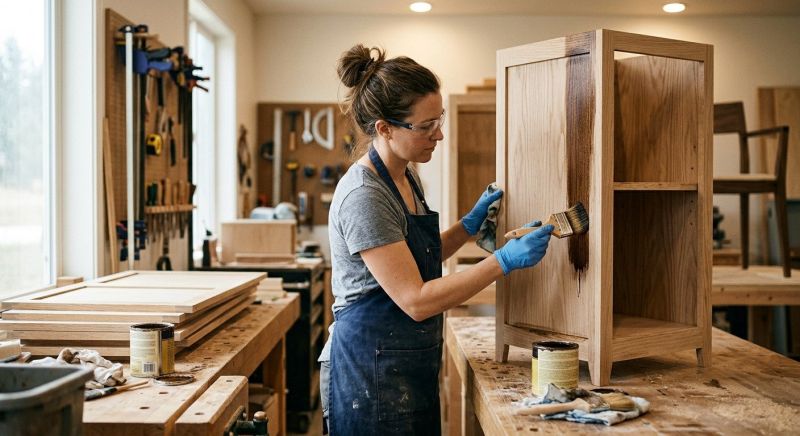 Cabinet Staining Service in Bloomington, IN