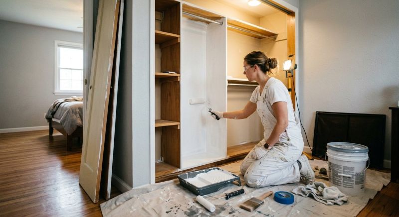 Interior Garage Painting in Waco, TX