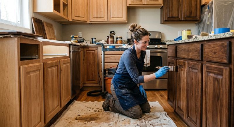 Kitchen Cabinet Refinishing in Dayton, OH