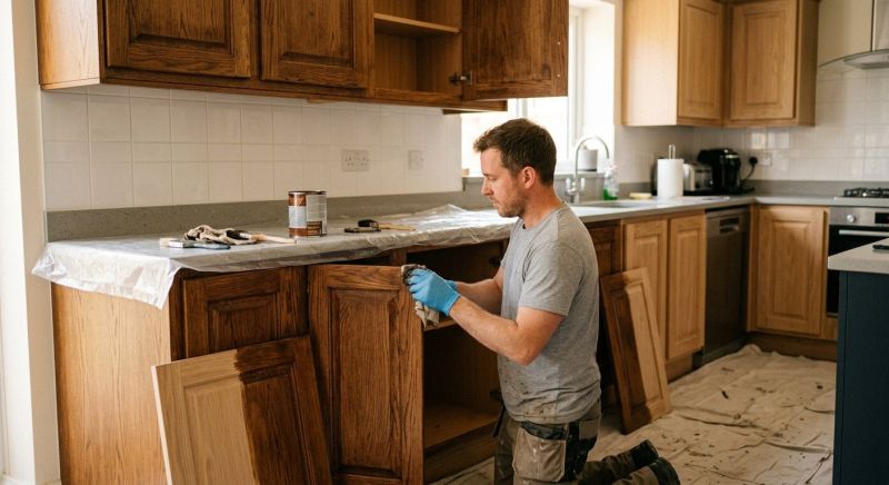 Kitchen Cupboard Refinishing in Indianapolis, IN
