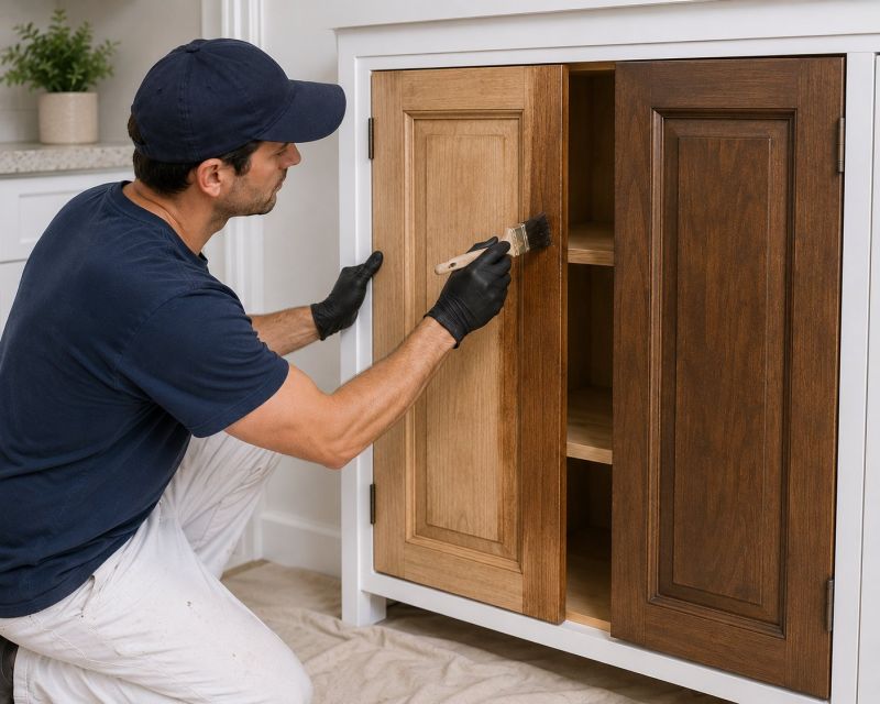 Oak Cabinet Refinishing in Cincinnati, OH