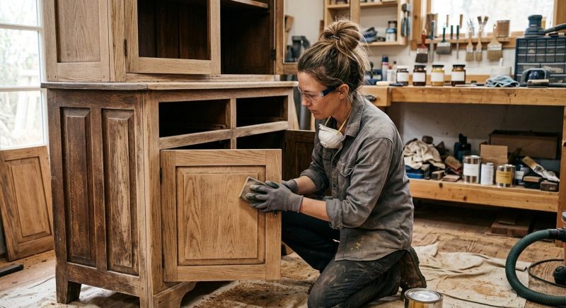 Wood Cabinet Refinishing in Indianapolis, IN